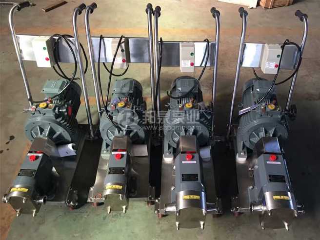 移動(dòng)推車(chē)不銹鋼凸輪轉(zhuǎn)子泵